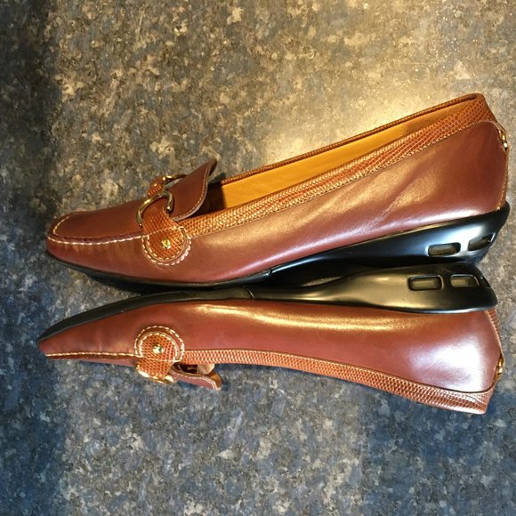 Cole Haan British Tan Leather TREVA AIR Loafer 10 - Picture 4 of 8